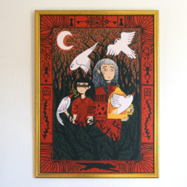 Peinture à l'acrylique de Virginie Contier