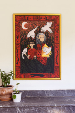 Peinture à l'acrylique de Virginie Contier 