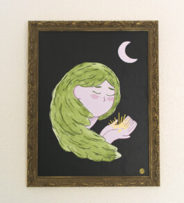 l'espoir en rève peinture, Virginie Contier 