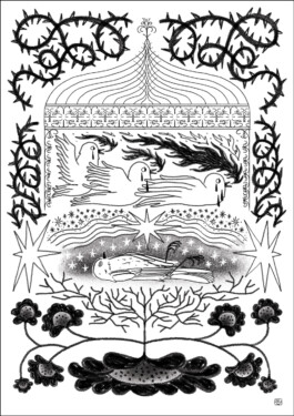 Miam édition, illustration digitale par Virginie Contier 