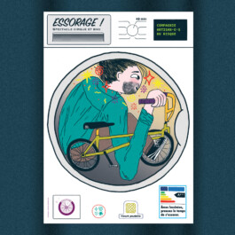 Affiche pour la compagnie les artisanes du risque, par Virginie Contier 