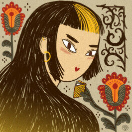 auto portrait Virginie Contier 