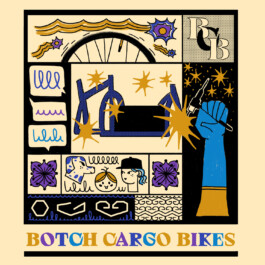 Botch Cargo Bikes, stickers par Virginie Contier 