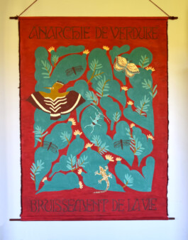 Tenture à l'acrylique, Virginie Contier 