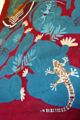 Tenture à l'acrylique, Virginie Contier 