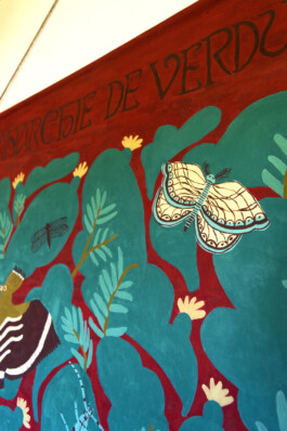 Tenture à l'acrylique, Virginie Contier 